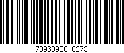 Código de barras (EAN, GTIN, SKU, ISBN): '7896890010273'