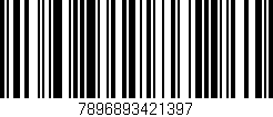 Código de barras (EAN, GTIN, SKU, ISBN): '7896893421397'