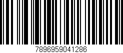 Código de barras (EAN, GTIN, SKU, ISBN): '7896959041286'