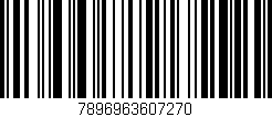 Código de barras (EAN, GTIN, SKU, ISBN): '7896963607270'