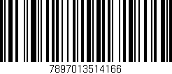 Código de barras (EAN, GTIN, SKU, ISBN): '7897013514166'