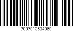 Código de barras (EAN, GTIN, SKU, ISBN): '7897013584060'