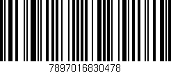 Código de barras (EAN, GTIN, SKU, ISBN): '7897016830478'