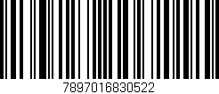 Código de barras (EAN, GTIN, SKU, ISBN): '7897016830522'