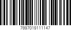 Código de barras (EAN, GTIN, SKU, ISBN): '7897019111147'