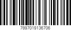 Código de barras (EAN, GTIN, SKU, ISBN): '7897019136706'