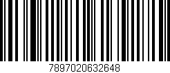 Código de barras (EAN, GTIN, SKU, ISBN): '7897020632648'