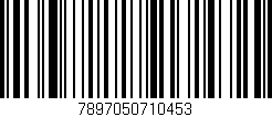 Código de barras (EAN, GTIN, SKU, ISBN): '7897050710453'