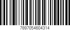Código de barras (EAN, GTIN, SKU, ISBN): '7897054604314'