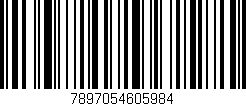 Código de barras (EAN, GTIN, SKU, ISBN): '7897054605984'