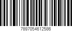 Código de barras (EAN, GTIN, SKU, ISBN): '7897054612586'