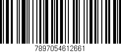 Código de barras (EAN, GTIN, SKU, ISBN): '7897054612661'