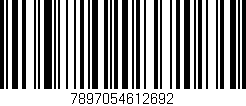 Código de barras (EAN, GTIN, SKU, ISBN): '7897054612692'