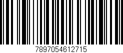 Código de barras (EAN, GTIN, SKU, ISBN): '7897054612715'