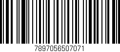 Código de barras (EAN, GTIN, SKU, ISBN): '7897056507071'