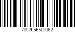 Código de barras (EAN, GTIN, SKU, ISBN): '7897056508962'