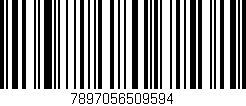 Código de barras (EAN, GTIN, SKU, ISBN): '7897056509594'