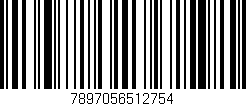 Código de barras (EAN, GTIN, SKU, ISBN): '7897056512754'