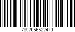 Código de barras (EAN, GTIN, SKU, ISBN): '7897056522470'
