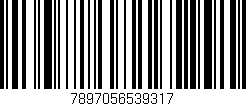Código de barras (EAN, GTIN, SKU, ISBN): '7897056539317'