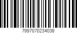 Código de barras (EAN, GTIN, SKU, ISBN): '7897070234038'