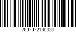 Código de barras (EAN, GTIN, SKU, ISBN): '7897072130338'