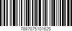Código de barras (EAN, GTIN, SKU, ISBN): '7897075101625'