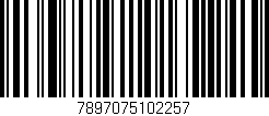 Código de barras (EAN, GTIN, SKU, ISBN): '7897075102257'