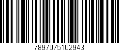 Código de barras (EAN, GTIN, SKU, ISBN): '7897075102943'