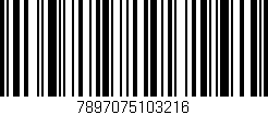 Código de barras (EAN, GTIN, SKU, ISBN): '7897075103216'