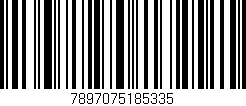 Código de barras (EAN, GTIN, SKU, ISBN): '7897075185335'