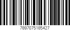 Código de barras (EAN, GTIN, SKU, ISBN): '7897075185427'