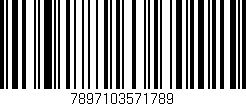 Código de barras (EAN, GTIN, SKU, ISBN): '7897103571789'