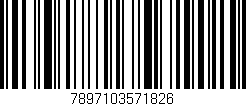 Código de barras (EAN, GTIN, SKU, ISBN): '7897103571826'