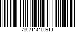 Código de barras (EAN, GTIN, SKU, ISBN): '7897114100510'