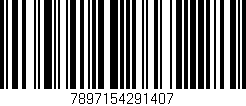 Código de barras (EAN, GTIN, SKU, ISBN): '7897154291407'