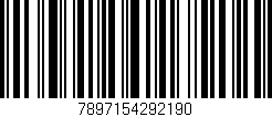 Código de barras (EAN, GTIN, SKU, ISBN): '7897154292190'