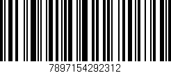 Código de barras (EAN, GTIN, SKU, ISBN): '7897154292312'