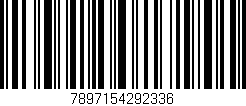 Código de barras (EAN, GTIN, SKU, ISBN): '7897154292336'