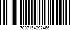 Código de barras (EAN, GTIN, SKU, ISBN): '7897154292466'