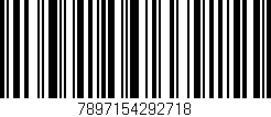 Código de barras (EAN, GTIN, SKU, ISBN): '7897154292718'