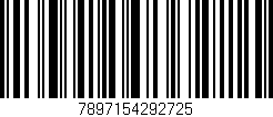 Código de barras (EAN, GTIN, SKU, ISBN): '7897154292725'