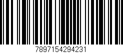 Código de barras (EAN, GTIN, SKU, ISBN): '7897154294231'