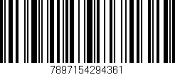 Código de barras (EAN, GTIN, SKU, ISBN): '7897154294361'