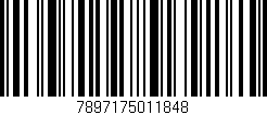 Código de barras (EAN, GTIN, SKU, ISBN): '7897175011848'