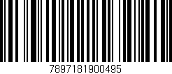 Código de barras (EAN, GTIN, SKU, ISBN): '7897181900495'