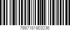 Código de barras (EAN, GTIN, SKU, ISBN): '7897181903236'