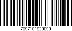 Código de barras (EAN, GTIN, SKU, ISBN): '7897181923098'