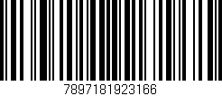 Código de barras (EAN, GTIN, SKU, ISBN): '7897181923166'
