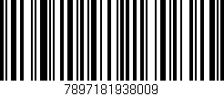 Código de barras (EAN, GTIN, SKU, ISBN): '7897181938009'